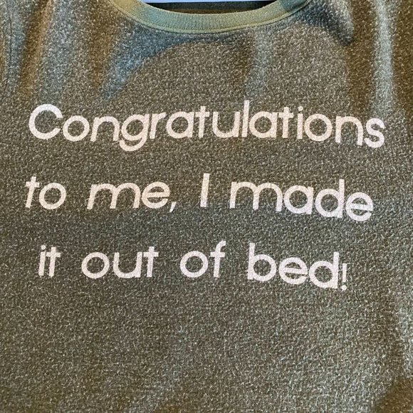 Wildfox XS Green Long-Sleeve Top - Picture 2 of 6